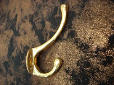 Brass hook Code.A19TH L_160 mm wide 45 mm. 